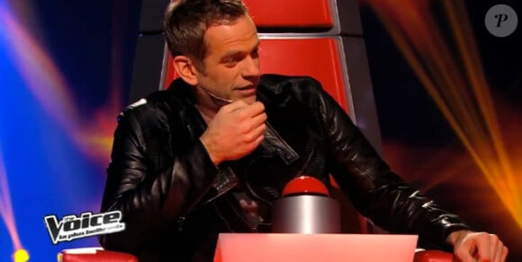 Garou sous le charme d'Akram, le frère d'Atef talent de The Voice, saison 2, dans The Voice 3 sur TF1 le samedi 1er février 2014
