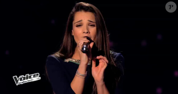 Noémie Garcia dans The Voice 3, la samedi 8 février 2014 sur TF1