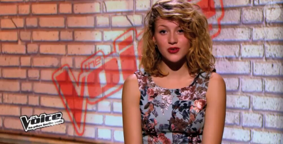 Cloé dans The Voice 3 sur TF1 le samedi 8 février 2014