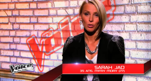 Sarah Jad dans The Voice 3, le samedi 18 janvier 2014 sur TF1
