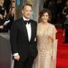 Tom Hanks et sa femme Rita Wilson lors de la cérémonie des BAFTA Awards à Londres le 16 février 2014
