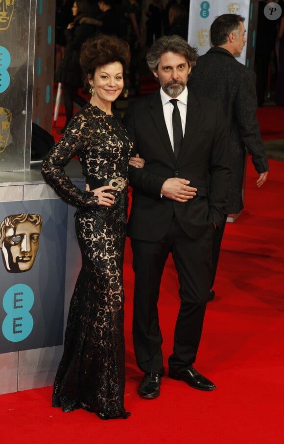 Helen McCrory lors de la cérémonie des BAFTA Awards à Londres le 16 février 2014