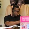 Sean Combs, aka P.Diddy (Puff Daddy) se fait faire un massage a Beverly Hills le 30 janvier 2014.