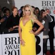 Rita Ora assiste aux Brit Awards 2014 à l'O2 Arena. Londres, le 19 février 2014.