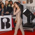 Jessie J assiste aux Brit Awards 2014 à l'O2 Arena. Londres, le 19 février 2014.