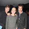 Exclusif - Grichka Bogdanoff, Gérard Miller et Igor Bogdanoff durant le 34e anniversaire de Steevy Boulay dans le bar restaurant le "Who's" dans le Marais à Paris, le 19 février 2014