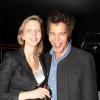 Exclusif - Igor Bogdanoff et sa femme Amélie de Bourbon Parme durant le 34e anniversaire de Steevy Boulay dans le bar restaurant le "Who's" dans le Marais à Paris, le 19 février 2014