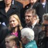 Joely Richardson et Liam Neeson lors des funérailles de Corin Redgrave à Londres le 12 avril 2010