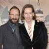Ralph Fiennes et Wes Anderson lors de la première du film The Grand Budapest Hotel à Paris, le 20 février 2014.