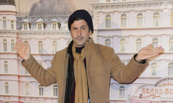André Saraiva (André du Baron) lors de la première du film The Grand Budapest Hotel à Paris, le 20 février 2014.