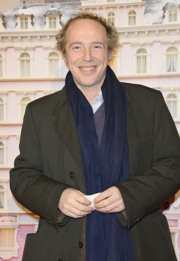 Arnaud Desplechin lors de la première du film The Grand Budapest Hotel à Paris, le 20 février 2014.