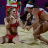 Kerri Walsh-Jennings et Misty May-Treanor ont décroché le 8 août 2012 aux JO de Londres une troisième médaille d'or consécutive dans le tournoi olympique de beach-volley.