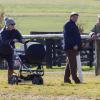 Zara Phillips s'est rendue avec sa fille Mia, âgée d'un mois à peine et dont c'était la première sortie connue du public, à Barbury pour voir certains de ses chevaux concourir, le 16 février 2014.