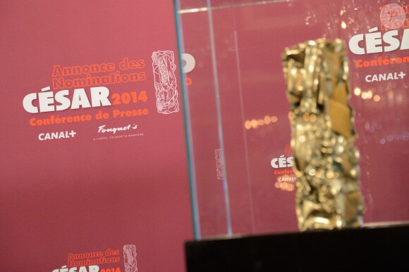 La conférence de presse de la 39e cérémonie des César à Paris le 31 janvier 2014