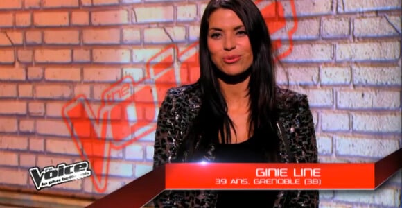 Ginie Line dans The Voice 3, la samedi 8 février 2014 sur TF1