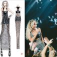 Beyoncé en Versace pour son Mrs Carter Show World Tour.