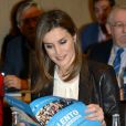 La princesse Letizia d'Espagne à la 2ème journée de l'éducation entrepreneuriale à Gérone, le 21 février 2014.