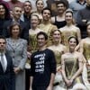 La reine Sofia d'Espagne en visite au Ballet national, le 24 février 2014 à Madrid