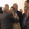La princesse Letizia et le prince Felipe d'Espagne étaient présents pour l'inauguration du Salon international d'art contemporain de Madrid le 20 février 2014