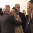 La princesse Letizia et le prince Felipe d'Espagne étaient présents pour l'inauguration du Salon international d'art contemporain de Madrid le 20 février 2014