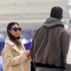 Kanye West et Kim Kardashian, de passage à la boutique Jeffrey à New York. Le 24 février 2014.