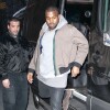 Kanye West, de retour à son appartement dans le quartier de SoHo. New York, le 24 février 2014.