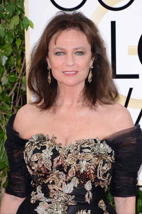 Jacqueline Bisset lors des Golden Globes le 12 janvier 2014