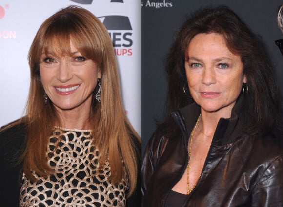 Jane Seymour (le 10 février 2014 à Los Angeles) et Jacqueline Bisset (le 11 janvier 2014 à Los Angeles - photomontage