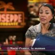 Marie-France, victime d'une double fracture, rentre à la villa... (Giuseppe Ristorante - épisode du mercredi 26 février 2014.)