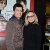 Andrea Fachinetti et sa mère Ornella Muti lors de la présentation du film Se tornassi indietro à Milan le 25 février 2014