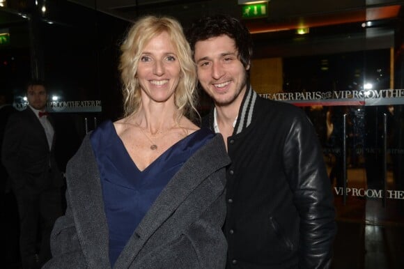 Sandrine Kiberlain et Jérémie Elkaïm lors de la soirée La Party des César au VIP Room le 28 février 2014