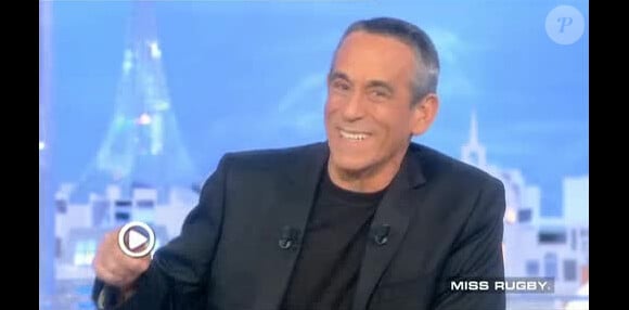 Thierry Ardisson présente Salut les Terriens ! sur Canal+, le samei 1er mars 2014.