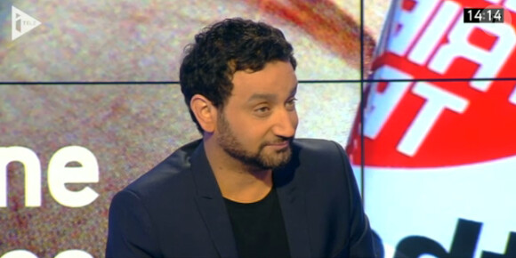 Cyril Hanouna dans La Semaine des médias sur i-Télé, le dimanche 2 mars 2014.