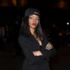 Rihanna arrive au défilé Givenchy automne-hiver 2014-15, à la Halle Freyssinet. Paris, le 2 mars 2014.