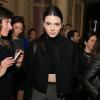 Kendall Jenner assiste à la soirée du magazine Vogue Deutsch en l'honneur de Mario Testino, au 1728. Paris, le 1er mars 2014.