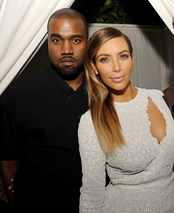 Kanye West et Kim Kardashian à la soirée Dujour Magazine's à Miami, le 4 décembre 2013.