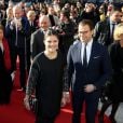  La princesse Victoria de Suède et son époux le prince Daniel à la sortie du Petit Palais après l'inauguration de l'exposition ''Carl Larsson, l'imagier de la Suède'', à Paris le 6 mars 2014. 