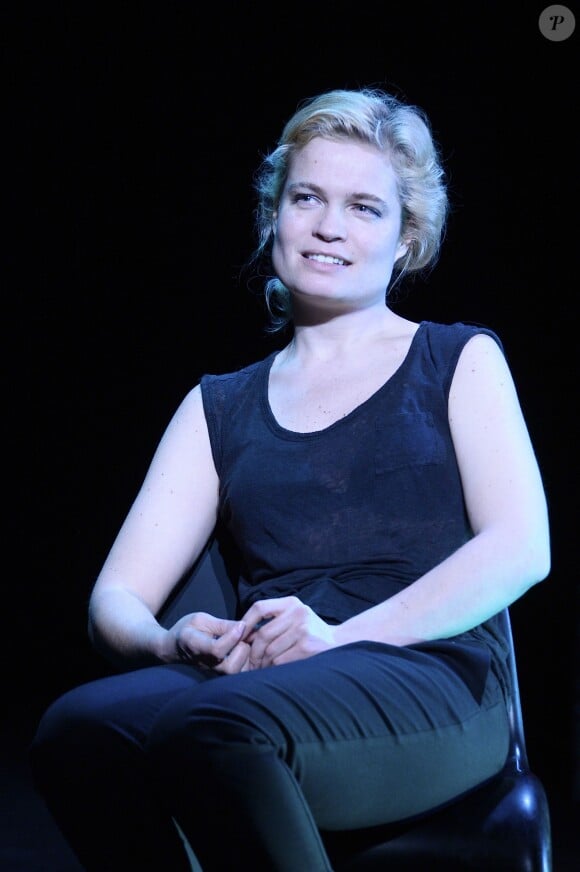 Sarah Biasini et Benoît Solès - Filage de la pièce "Bash" au Théâtre 14 à Paris le 3 mars 2014.