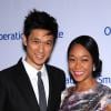 Harry Shum Jr. et Shelby Rabara à Beverly Hills, en septembre 2013. 