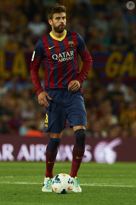 Gerard Piqué à Barcelone, le 19 septembre 2013.