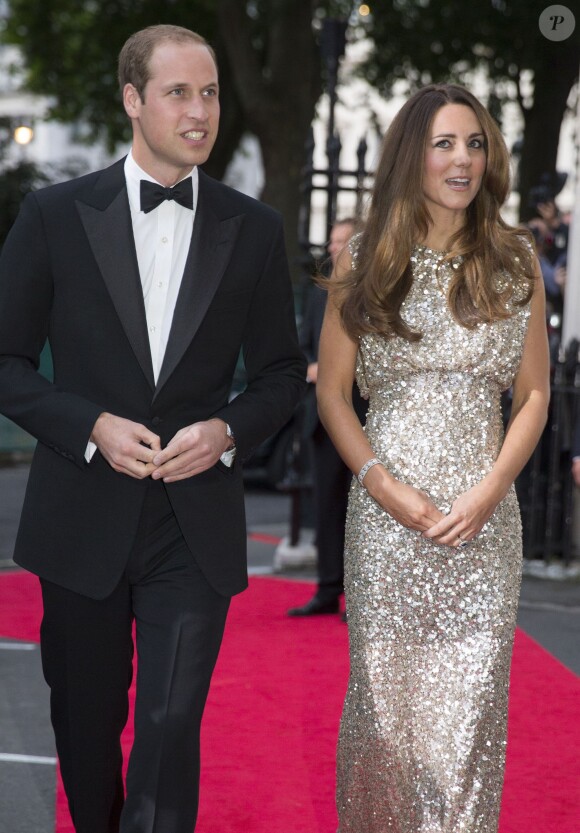 Le duc et la duchesse de Cambridge lors de la soirée des Tusk Conservation Awards à la Royal Society de Londres, le 12 septembre 2013