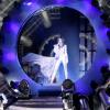 Mylène Farmer sur la scène de Bercy, pour la première date de la tournée Timeless 2013, le 7 septembre 2013