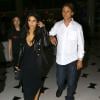 Kim Kardashian et Jonathan Cheban se rendent dans un restaurant pour dîner. Miami, le 11 mars 2014.