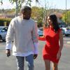 Kim Kardashian et son fiancé Kanye West profitent de leur après-midi pour aller au cinéma ensemble à Calabasas, le 14 mars 2014.