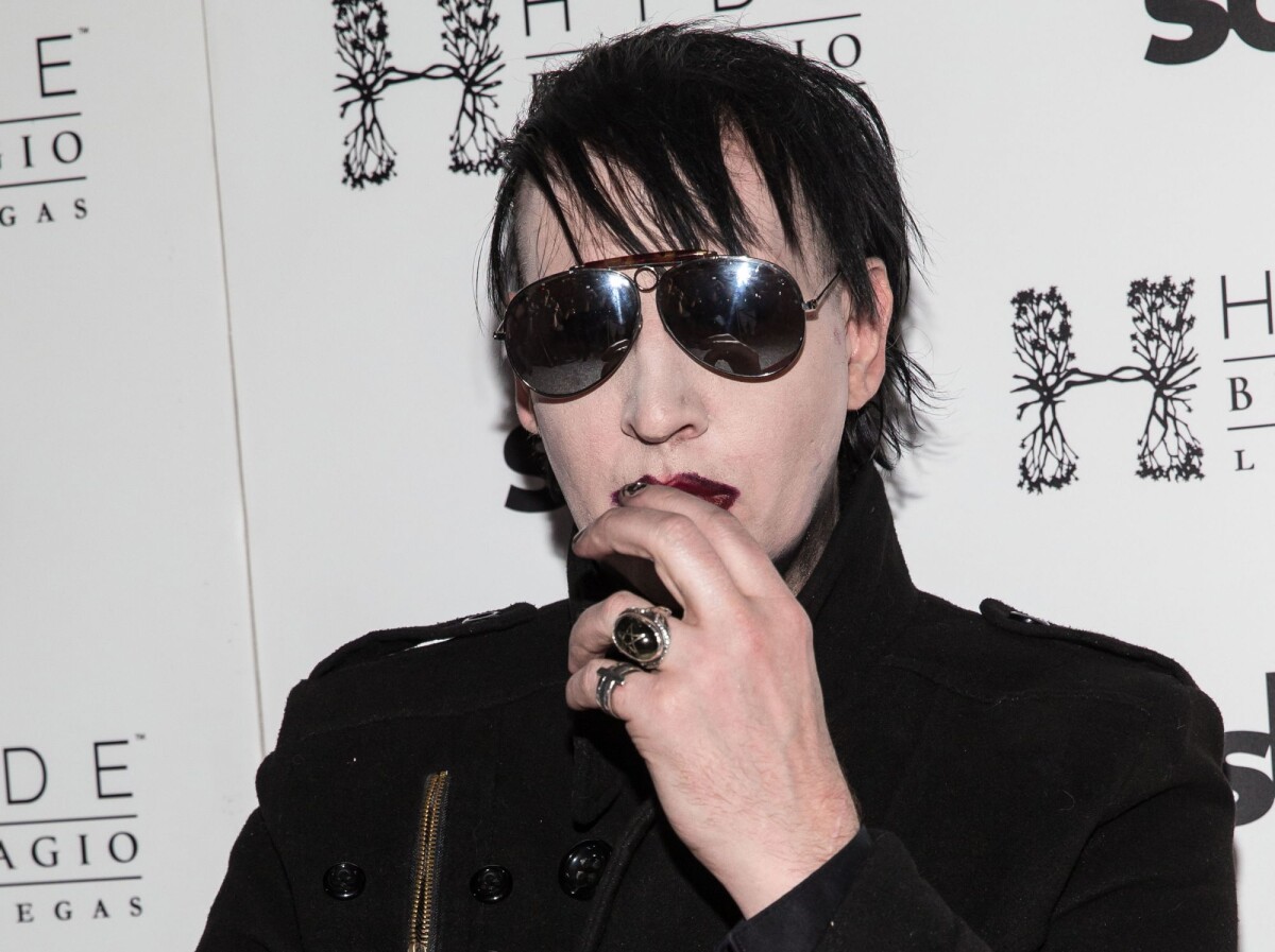 Photo Marilyn Manson à Las Vegas, le 30 octobre 2013. Purepeople