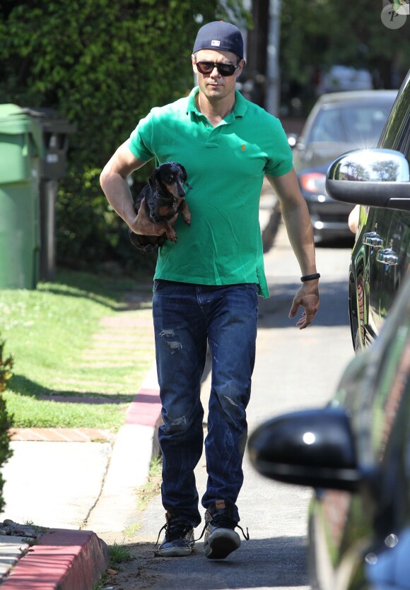 Josh Duhamel à Brentwood, le 16 mars 2014.