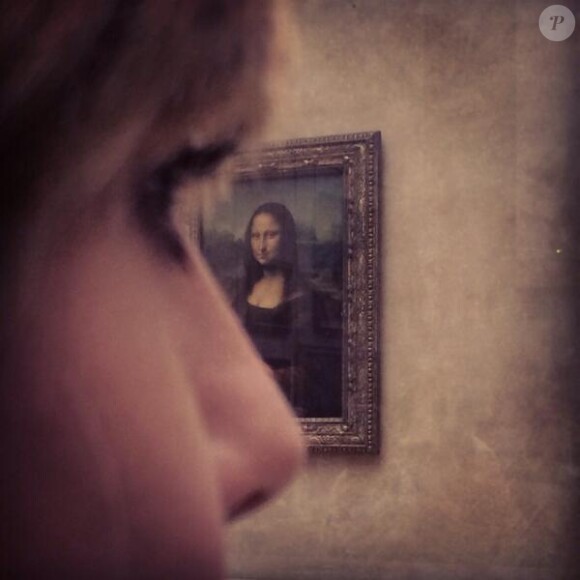 Heidi Klum au Louvre, a passé quelques jours à Paris avec son amoureux Vito Schnabel.