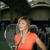 Eléonore Boccara lors d'une journée avec l'association "Enfant Star & Match" au Tennis Club de Paris le 17 mars 2014
