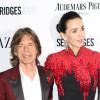 Mick Jagger et L'Wren Scott à la soirée "Harper's Bazaar Women of the Year Awards" au Claridge's Hotel à Londres, le 5 novembre 2013.