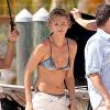 Charlize Theron en bikini lors d'un photo shoot à Key West, Monroe (Floride) le 19 mars 2014.